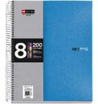 Miquelrius A5 8x25lapos kockás kék spirálfüzet (A15246127) - ipon