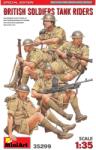 MiniArt Models 1/35 Tankon utazó brit katonák katonai figura modell szett különleges kiadás (35299)