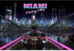  Poszter Miami Racing Vibes, 61x90cm, poszter1523, Többszínű (poster1523)