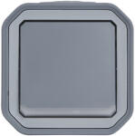 Legrand 069726L Plexo 55 kétpólusú kapcsoló ellenőrzőfénnyel 10A, szürke (069726L)