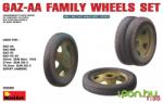 MiniArt Models 1/35 GAZ- AA Family Wheels set katonai jármű modell kiegészítő