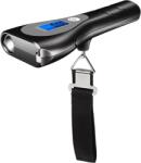 Welora Andowl elektronikus poggyászmérleg, LCD kijelzővel és zseblámpával, hordozható, max. 50 kg (DR64_Q-T158)