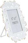 Mauro Ferretti Fehér fém képkeret, 12, 5x17, 5 cm, szívek Mauro Ferretti (0372210000)