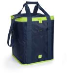 ibili Hőszigetelő táska Ibili Hella, poliészter, 31x27x39 cm, 30 l, kék/zöld (IB-626430)