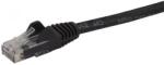 StarTech UTP CAT6 Összekötő Fekete 7.5m N6PATC750CMBK (N6PATC750CMBK)