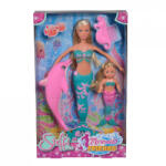 Simba Toys Sellő Steffi baba Évivel és delfinnel