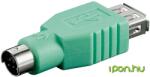 Goobay USB PS/2 Átalakító Zöld 5cm 68919 (68919)