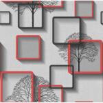 DEGRETS Tapéta DEGRETS 1373 Papír, Nelmi 3D szürke, Méret: 0.53m x 10.05m = 5.3 m2 (1373)