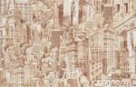 DEGRETS Tapéta DEGRETS 300-1 Duplex, Város 2 bézs, Méret: 0.53m x 10.05m = 5.3 m2 (300-1)