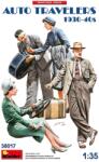 MiniArt Models 1/35 1930-40-es évekbeli autós utazó figurák (38017)