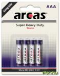 ARCAS Super Heavy Duty mikro ceruza elem (AAA) 4db