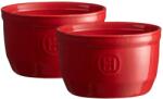 Emile Henry 2 darabos Ramekin tál készlet, Burgundy (401034)