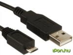 Sharkoon USB Micro USB Átalakító Fekete 1.5m 4044951017775 (4044951017775)