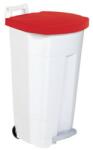 Rossignol Isaac műanyag szemetes kosár, 90 l, piros