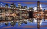 DEGRETS Fotótapéta DEGRETS 83952 Brooklyn Híd este, 184x254cm (83952)
