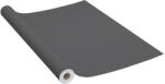 vidaXL Öntapadó tapéta fólia vidaXL bútorokhoz, PVC, 500 x 90 cm, Szürke (146125VidaXL)