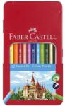 Faber-Castell Faber-Castell: Színes ceruza szett 12db-os készlet fémdobozban