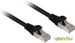 Sharkoon UTP CAT6A Összekötő Fekete 25cm 4044951018321 (4044951018321)