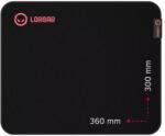 LORGAR Main 323 360x300 egérpad, fekete-piros (LRG-GMP323)