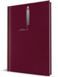 Herlitz Agenda Herlitz nedatata A5, 224 pagini, coperta buretata, personalizabila, Balacron, culoare bordo HZ9498220