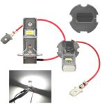 motoLEDy 2 Db H3 LED Izzók 9V-16V CANBUS 3000lm Fehér Erős Fehér