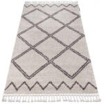 My carpet company kft My Carpet Company Berber Asila B5970 Krém/Barna Rojt Shaggy 160x220 cm Szőnyeg