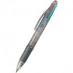Centrum Химикалка Centrum Quartet, различни цветове на писане, 0.7 mm, прозрачна, цената е за 1бр. (продава се в опаковка от 60бр. ) (OK4214)