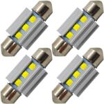 motoLEDy 4 Db Izzó C5W, C10W LED SV8.5 12-24V CANBUS 39mm 320lm 320lm