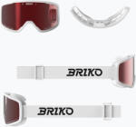 Briko Скиорска маска Briko Chill white/red