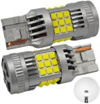 motoLEDy 2 Db W21W LED 7440 Izzó 12-24V Hiba Nélkül 2200lm Fehér Erős Fényű, W21W LED Izzó 12-24V