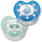 Baby-Nova Suzetă de cauciuc pentru bebeluși silicon Baby Nova - 2 buc. pentru un băiat (28140)