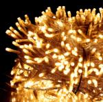 ProGarden 1000 LED-es BOA Fényfüzér, Kültéri-beltéri Hálózati, 8 Világítási móddal, Átlátszó Vezetékes, Extra Meleg Fehér, 20 m, IP44