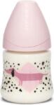 Suavinex Biberon cu debit lent, catelus roz, Fusion, 150 ml, Suavinex