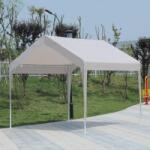  3x6m kocsibeálló mobilgarázs, bézs színben