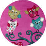 Ay Kids 420 160x160 cm Lila Kör Gyerek Szőnyeg