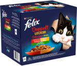 FELIX 48x85g Felix Fantastic duplán finom hús- & zöldségválogatás nedves macskatáp 38+10 ingyen