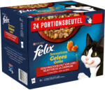 FELIX 48x85g Felix Sensations aszpikban húsválogatás nedves macskatáp 38+10 ingyen