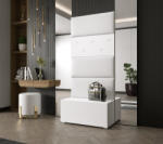 Prince smart 76 előszoba gardróbszekrény matt fehér