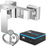 SOTBE VORMA négyszögletes zuhanykeverő + zuhanyszett