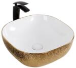 VELDMAN Manveld Atlanta Kerámia Modern Fehér-arany Kígyóbőr Hatás