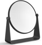 Zack Kozmetikai tükör TARVIS 18 cm, fekete, rozsdamentes acél, Zack (ZACK40404)