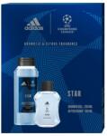 Adidas Set Cadou Barbati Adidas Uefa Star, After Shave 100 ml, Gel de Dus 250 ml