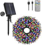 ProGarden 21 m 480 LED-es Hybrid Tölthető-napelemes Fényfüzér, RGB Színes, 8 Világítási mód, Időzíthető, Távvezérlős