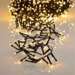 ProGarden 16 m 800 LED-es BOA Fényfüzér, Hybrid Tölthető-napelemes, Meleg Fehér, 8 Világítási mód, Időzíthető, Távvezérlővel