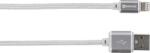 SKROSS Sync Lightning Connector - Steel Line USB-A apa - Lightning apa 2.0 Adat és töltő kábel - Fehér (72674) (72674)