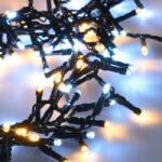 ProGarden 1000 LED-es BOA Fényfüzér, Kültéri-beltéri Hálózati Adapteres, Időzíthető 6/18 Órás, 8 Féle Fényjátékkal, Hideg-Meleg Fehér, 20 m, IP44