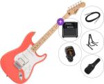 Squier Sonic Stratocaster HSS MN Premium SET Tahitian Coral Chitară electrică