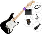 Squier Affinity Series Stratocaster MN WPG Premium SET Black Електрическа китара
