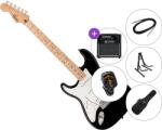 Squier Sonic Stratocaster LH MN Premium SET Black Chitară electrică