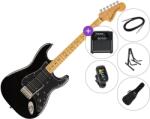 Squier Classic Vibe '70s Stratocaster HSS MN Premium SET Black Chitară electrică